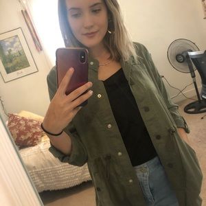 Light Weight Sage Utility Jacket